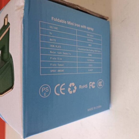 Mini Portable, Foldable Electric Steam Iron - Picture 9 of 13